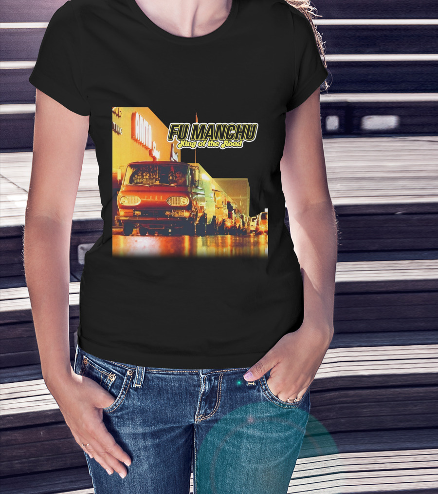 Fu Manchu King Of The Road Album Cover Van Scene T-Shirt