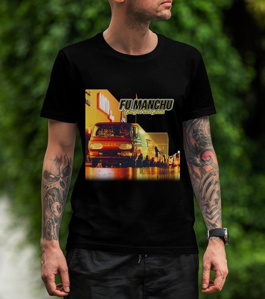 Fu Manchu King Of The Road Album Cover Van Scene T-Shirt