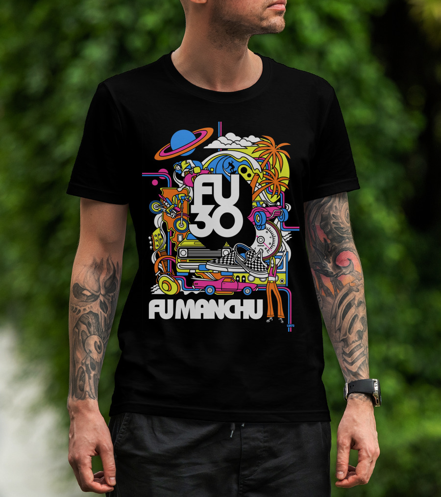 Fu30 Fu Manchu T-Shirt