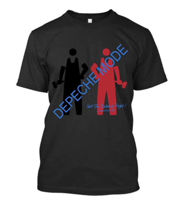 DEPECHE MODE Get The Balance Right Combination Mix Figures T-Shirt