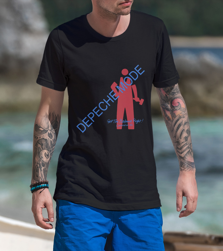DEPECHE MODE Get The Balance Right Combination Mix Figures T-Shirt