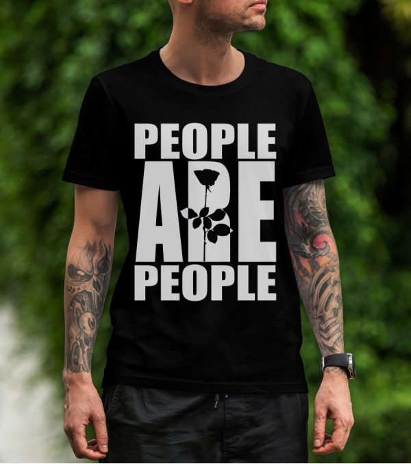 Depeche Mode People Are People Bold Rose T-Shirt