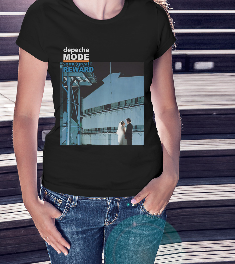 Depeche Mode Some Great Reward Album Cover Night Scene With Bride And Groom T-Shirt