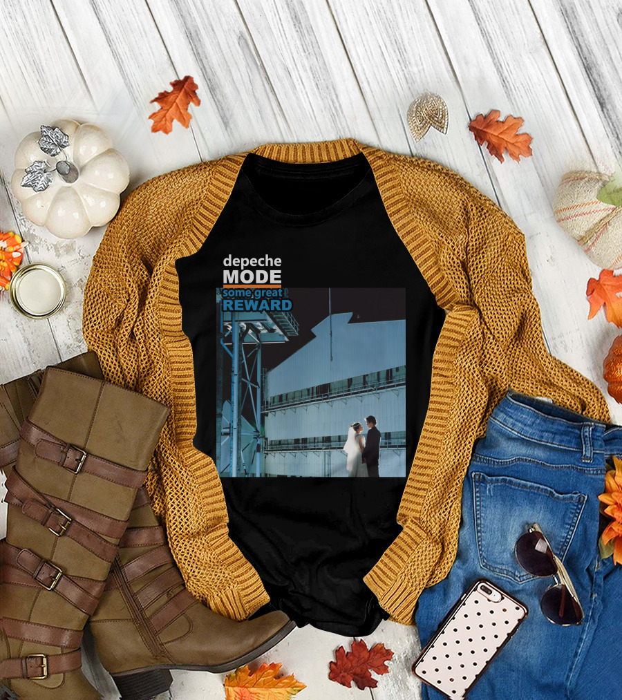 Depeche Mode Some Great Reward Album Cover Night Scene With Bride And Groom T-Shirt