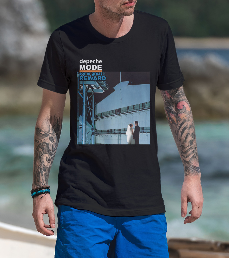 Depeche Mode Some Great Reward Album Cover Night Scene With Bride And Groom T-Shirt