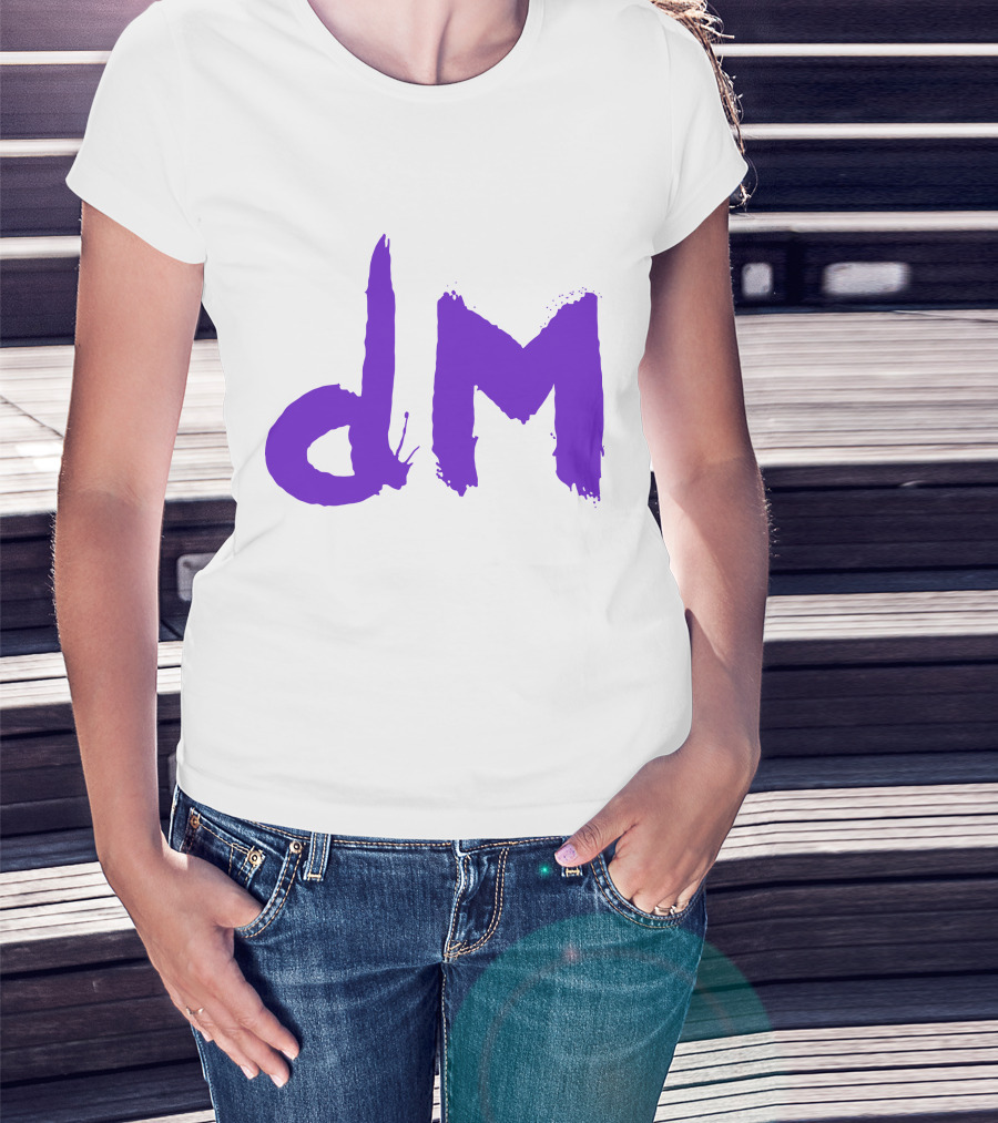Depeche Mode Dm 5 Purple Brushstroke T-Shirt