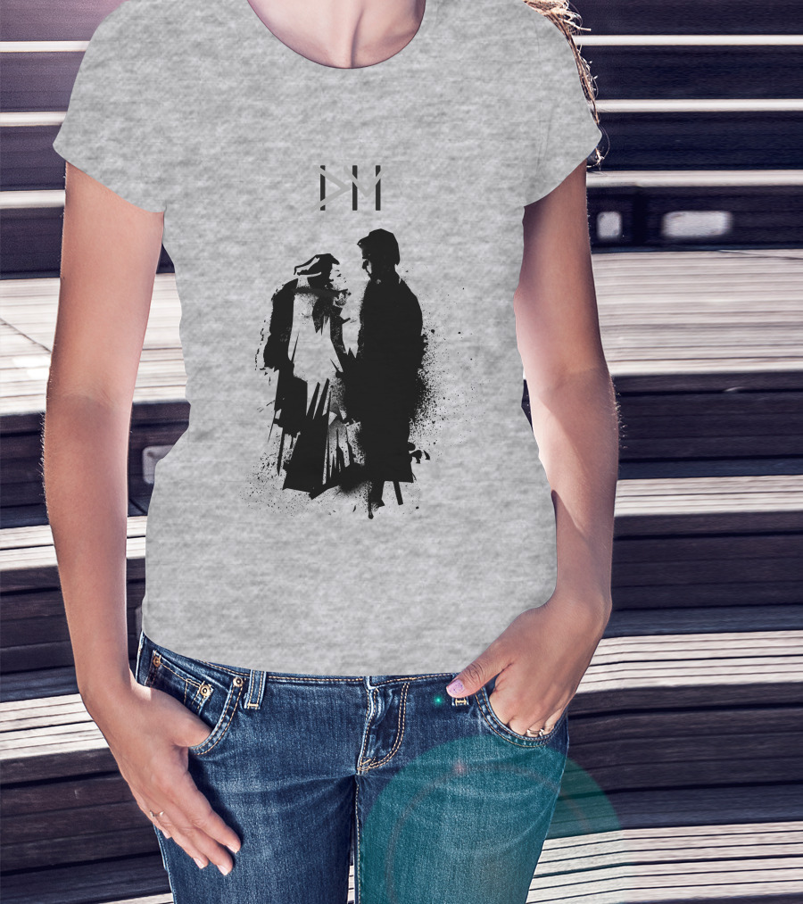 Dpm 44 Shadow Figures Silhouette Artwork T-Shirt
