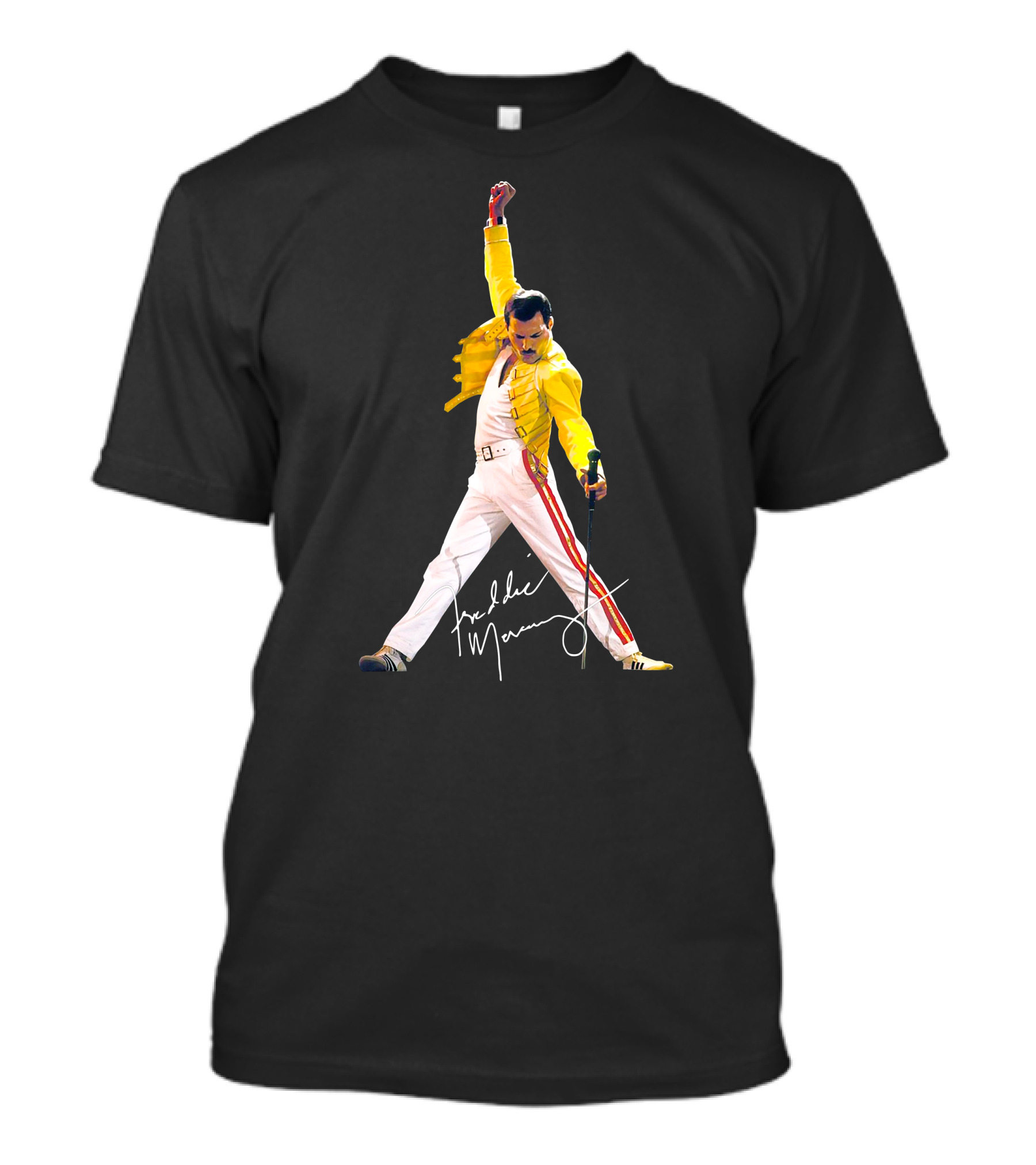 Freddie Mercury Iconic Pose Signature T-Shirt