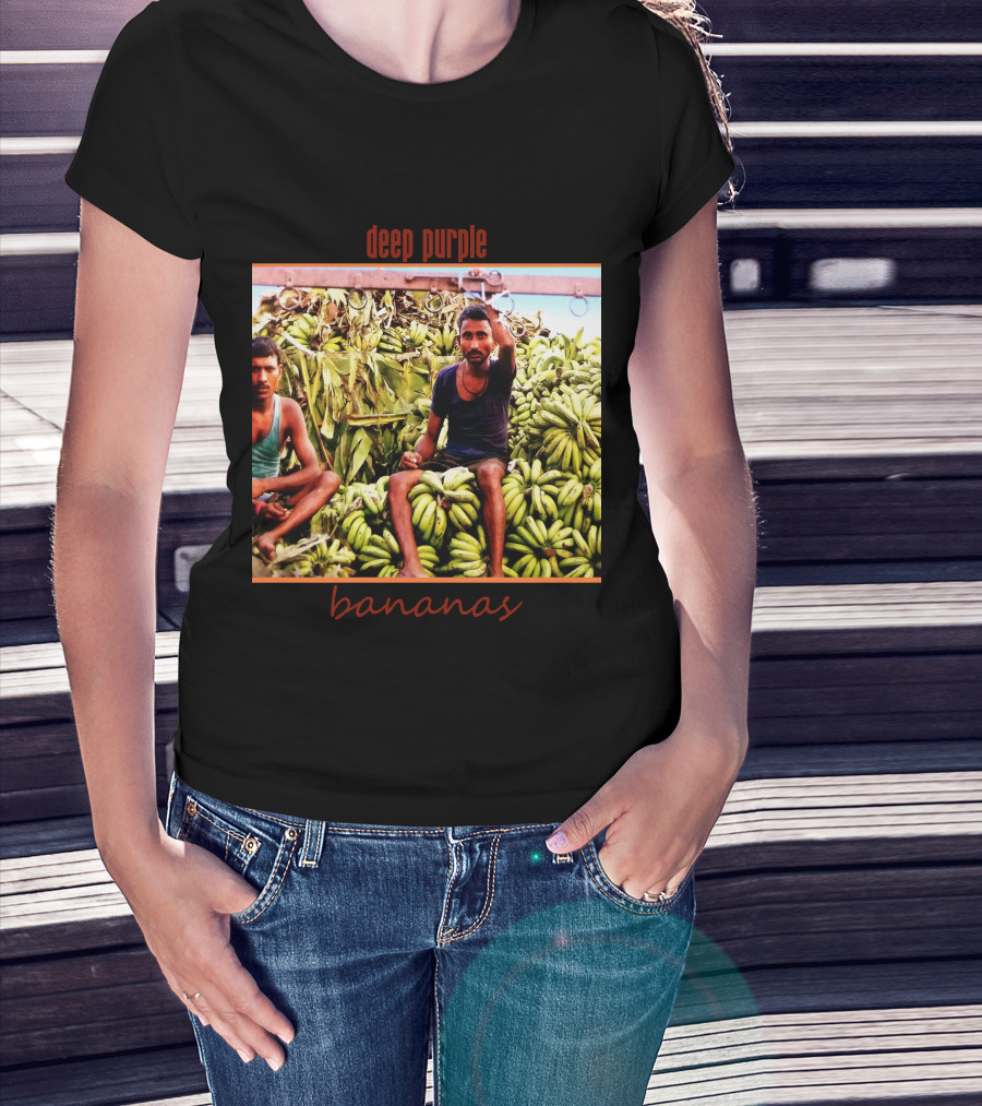 Deep Purple Bananas Album Cover Artwork T-Shirt