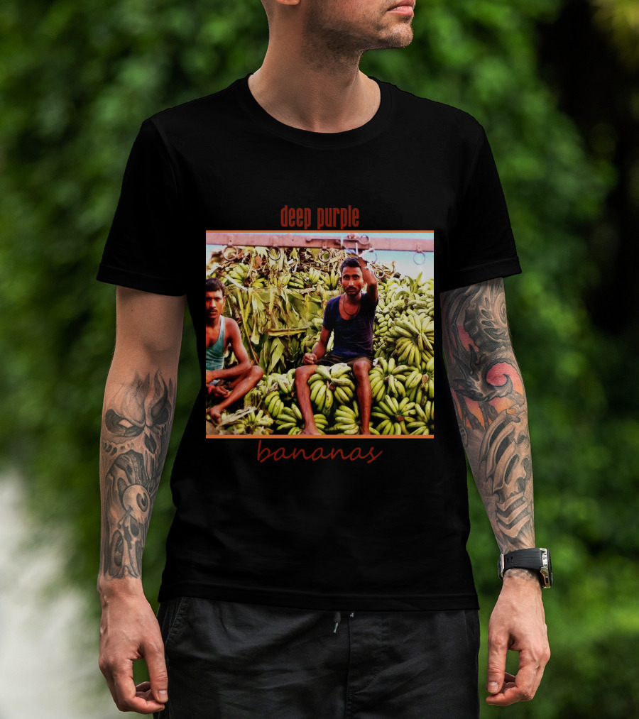 Deep Purple Bananas Album Cover Artwork T-Shirt