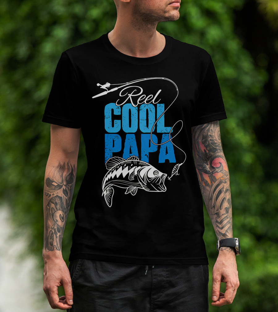 Reel Cool Papa Fishing T-Shirt