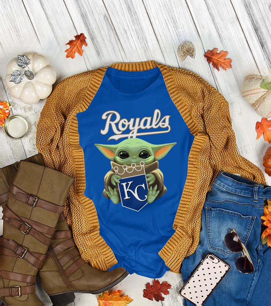 Baby Yoda Royals KC T-Shirt