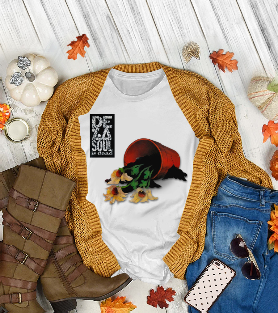 De La Soul Is Dead Flowers Spilling From a Pot T-Shirt