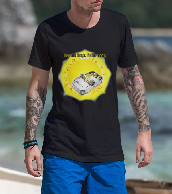 Beastie Boys: Hello Nasty Album Cover Yellow Background T-Shirt
