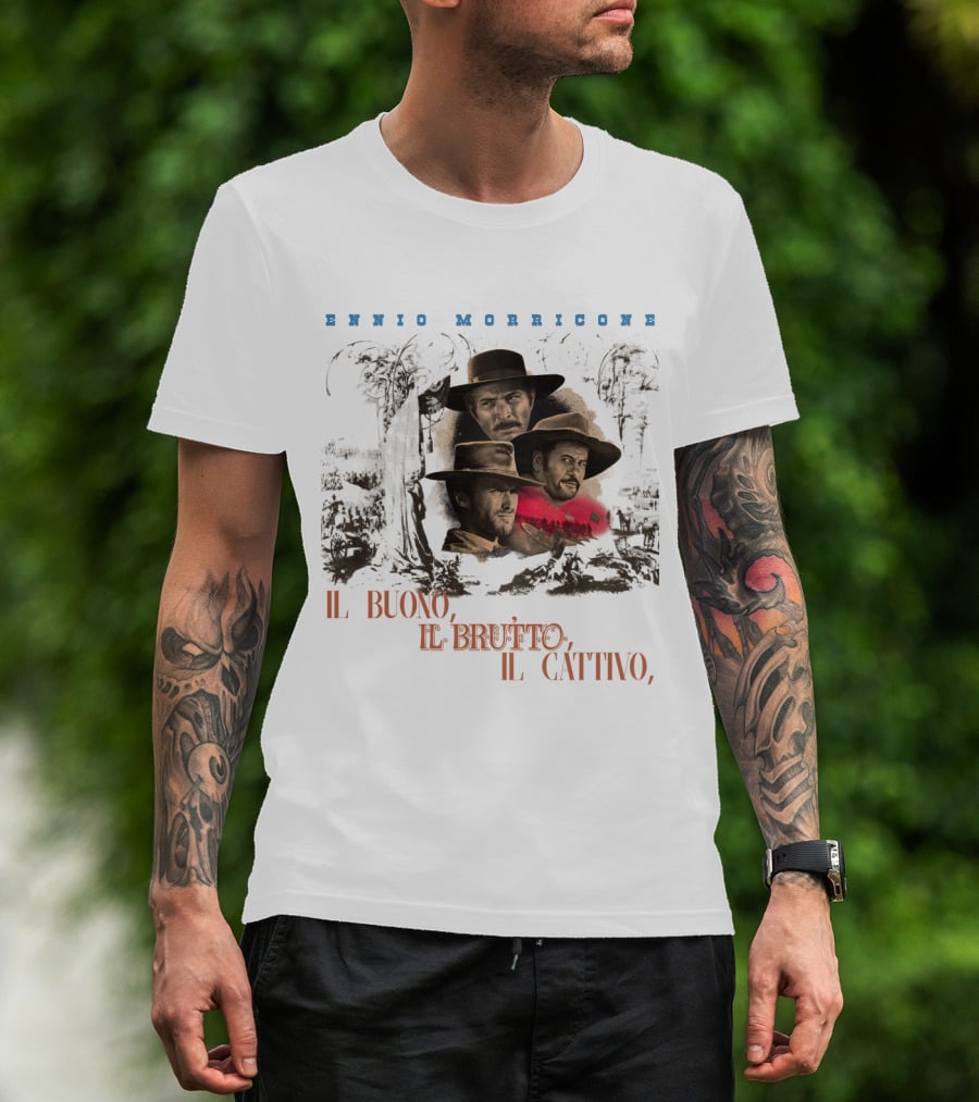 Ennio Morricone IL Buono IL Brutto IL Cattivo T-Shirt