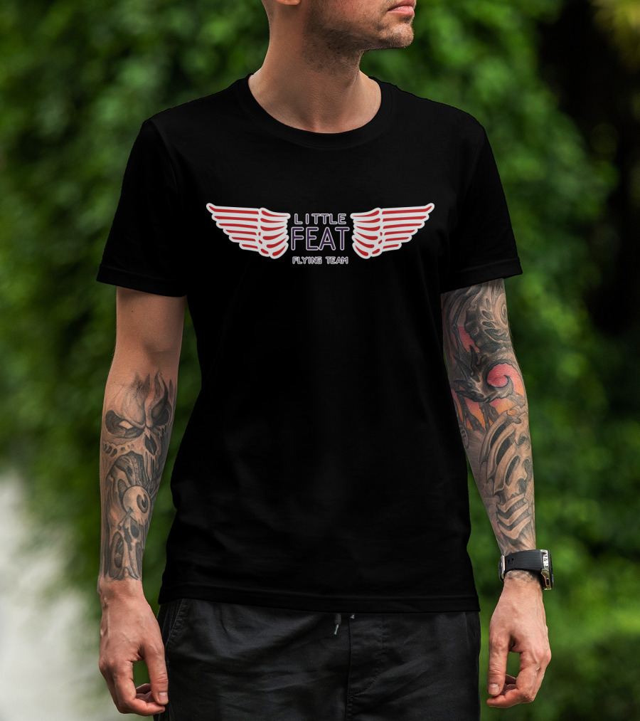 Little Feat Flying Team Wings T-Shirt