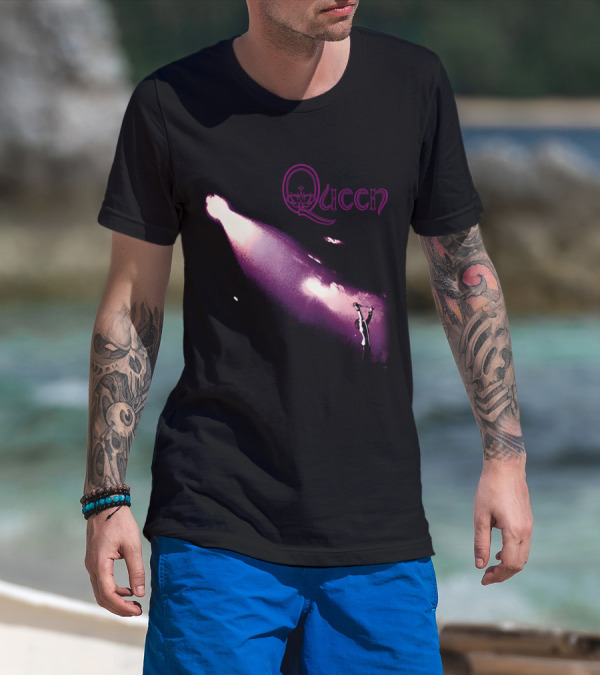 Queen Purple Stage Performance Iconic Band T-Shirt