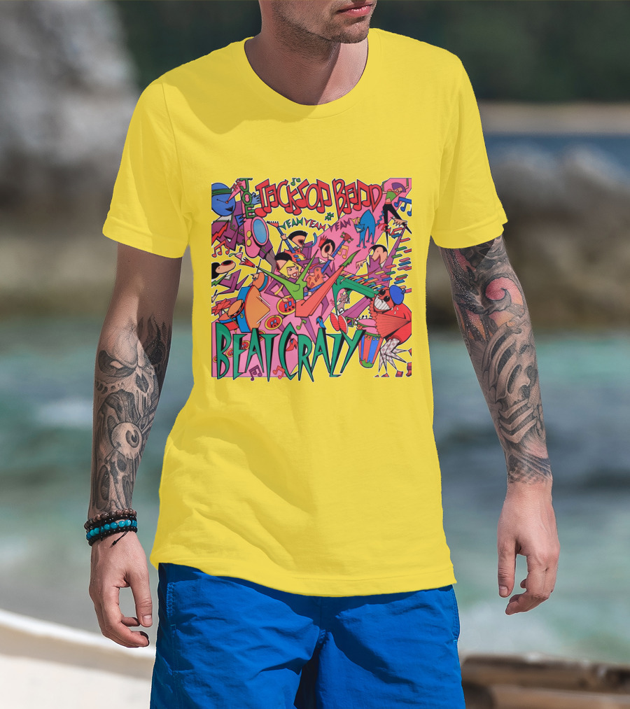 Joe Jackson Band Beat Crazy Colorful Music T-Shirt