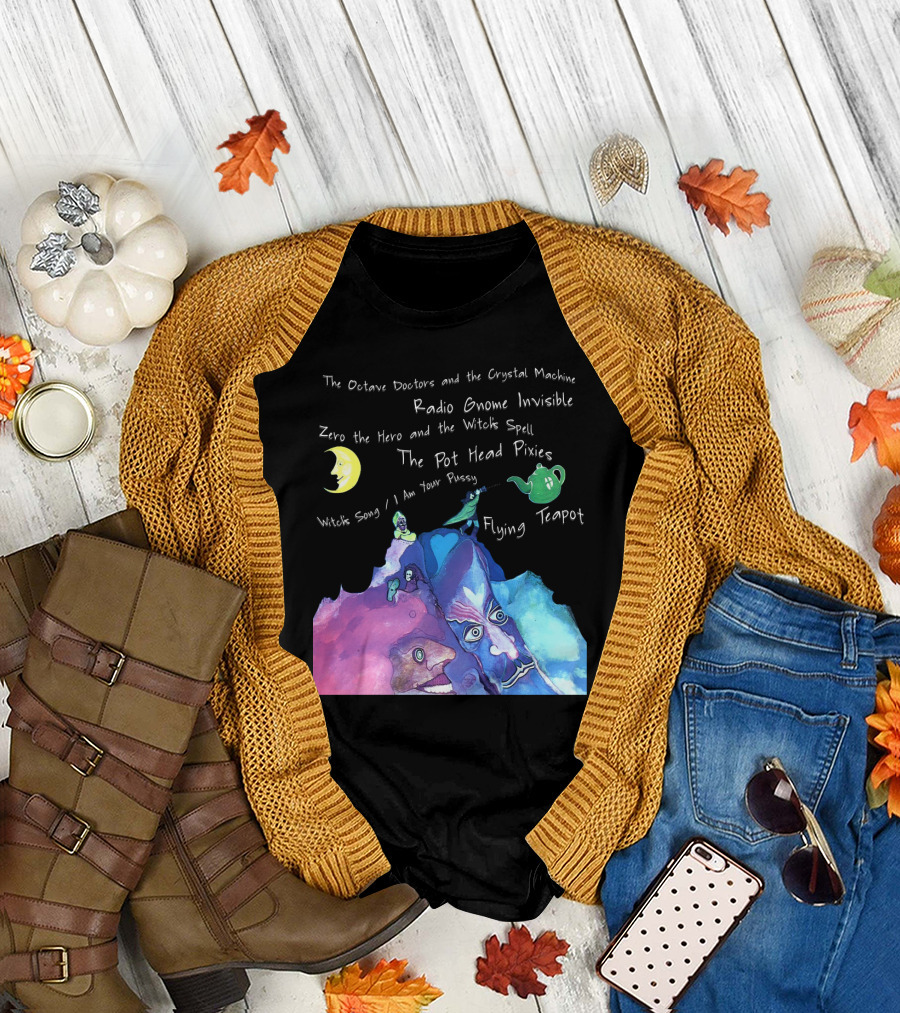 The Octave Doctors and the Crystal Machine Radio Gnome Invisible Zero the Hero and the Witch's Spell The Pot Head Pixies Witch's Song Flying Teapot T-