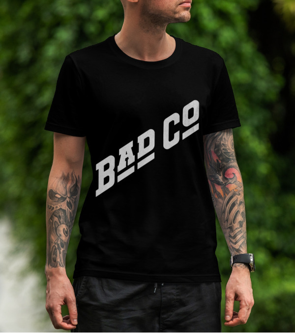 Bad Company Band Logo Classic Text T-Shirt