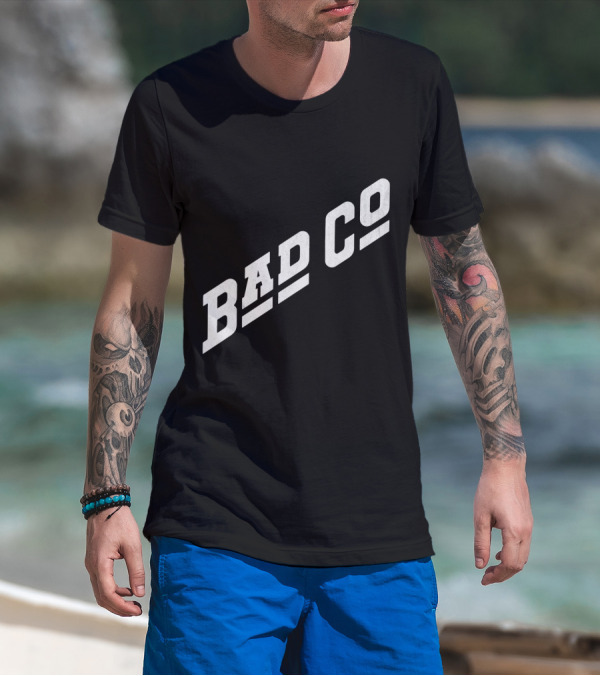 Bad Company Band Logo Classic Text T-Shirt