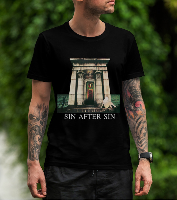Judas Priest Sin After Sin Gothic Temple T-Shirt