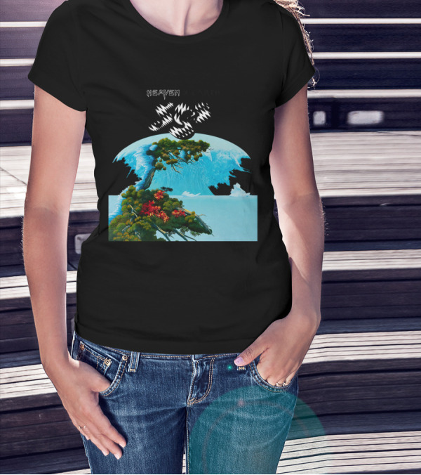 Yes Heaven And Earth Album Cover T-Shirt