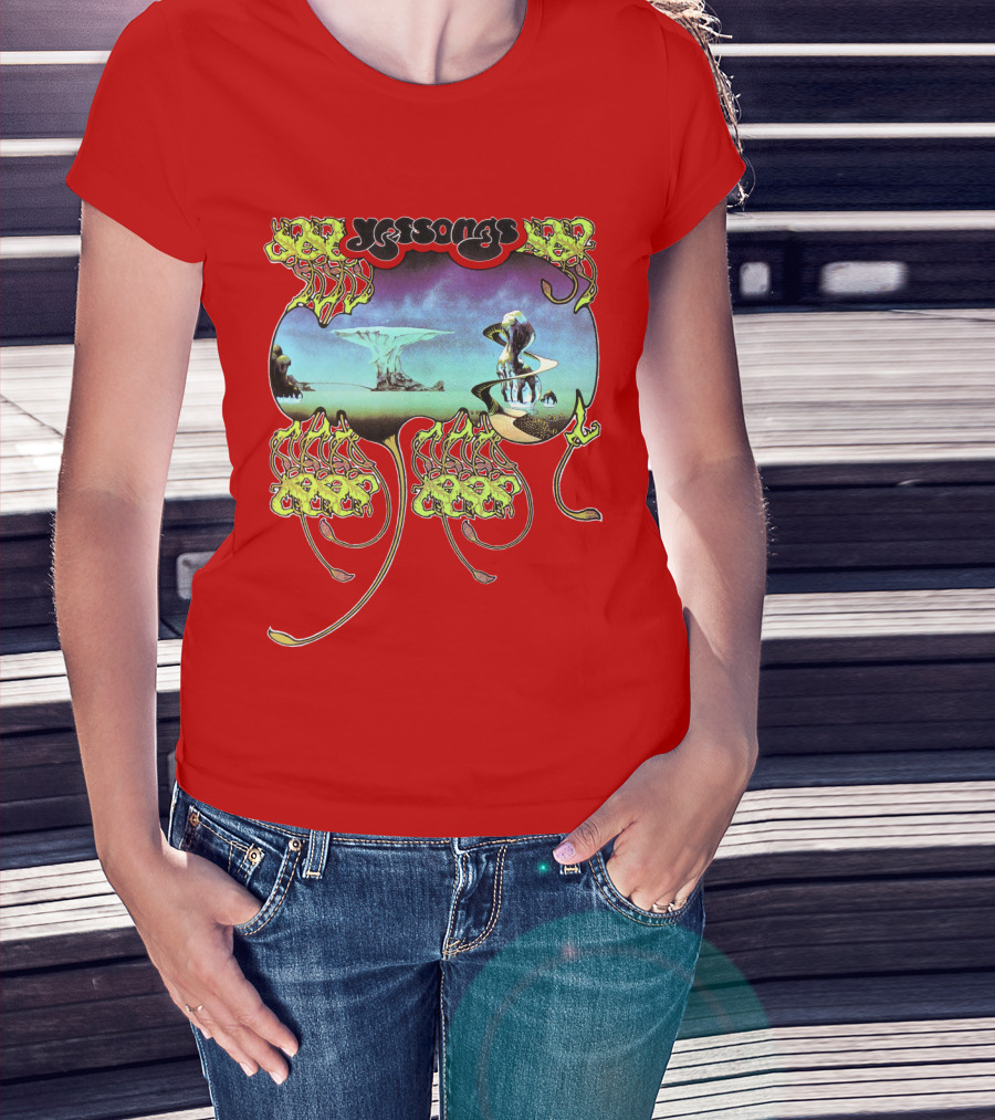 Yes Yessongs Album Artwork Fantasy Landscape T-Shirt