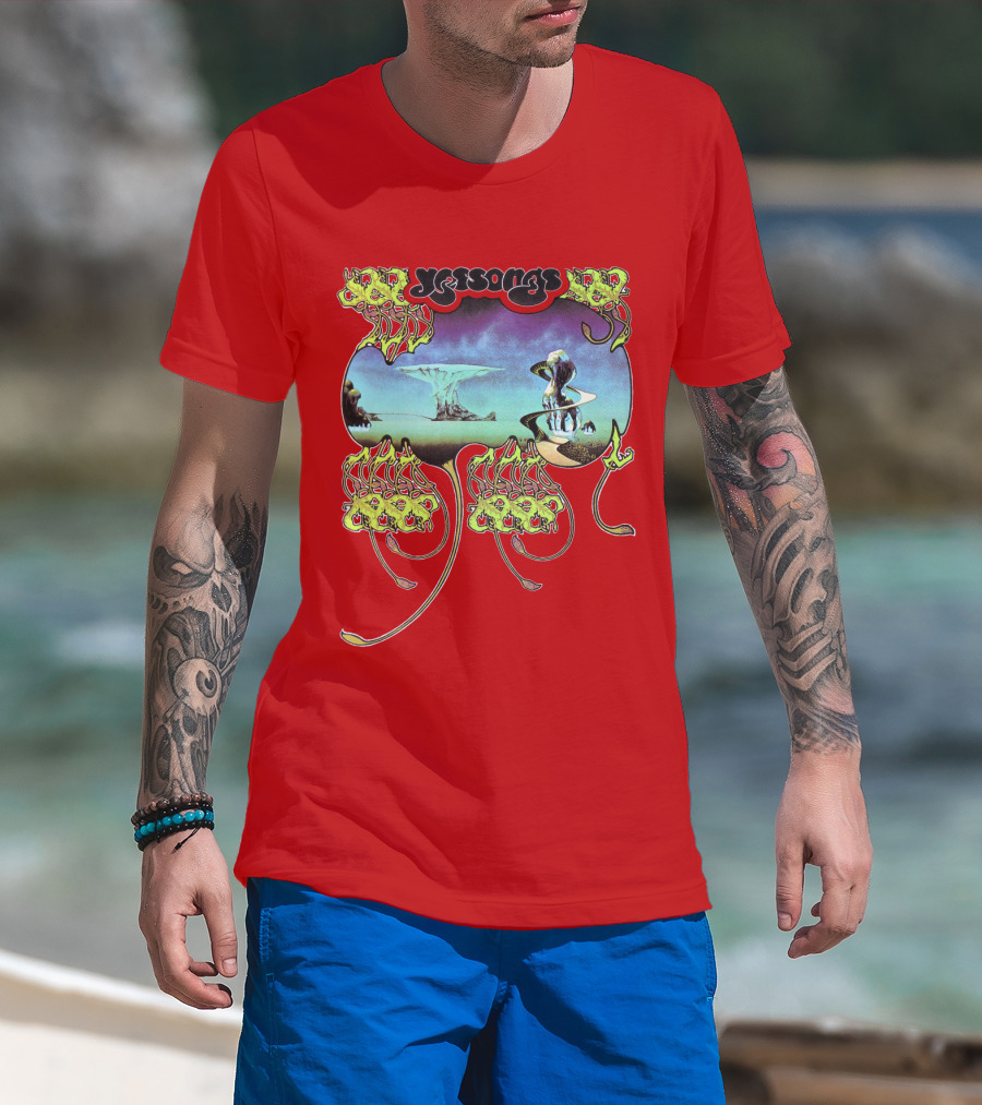 Yes Yessongs Album Artwork Fantasy Landscape T-Shirt