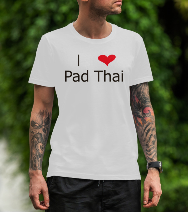 Olivia Rodrigo I Love Pad Thai Heart T-Shirt