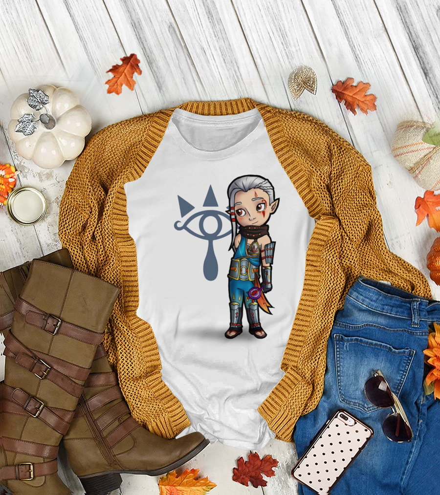 Child Impa Sheikah Symbol Zelda Character Chibi T-Shirt