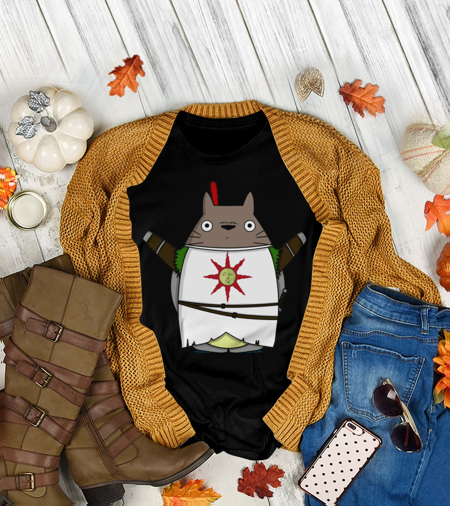 Totoro Solaire Praise the Sun Crossover T-Shirt