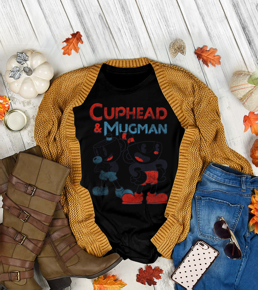 Cuphead and Mugman Duo T-Shirt