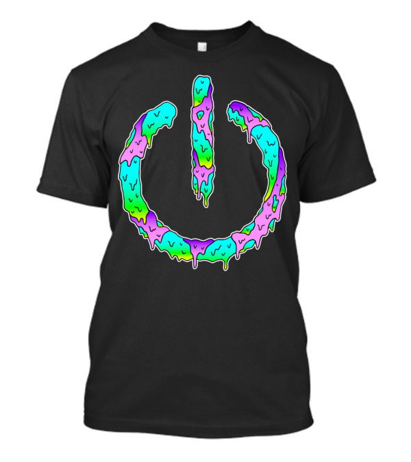 Turn Me On ChrisG Dripping Power Button T-Shirt