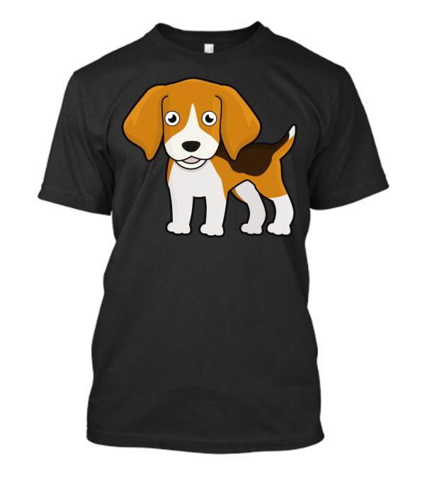 Cute Beagle T Cartoon Dog Image T-Shirt
