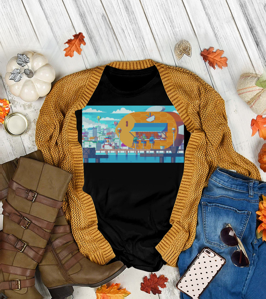 Food Stand Pri at Vibrant Waterfront Balloon City T-Shirt