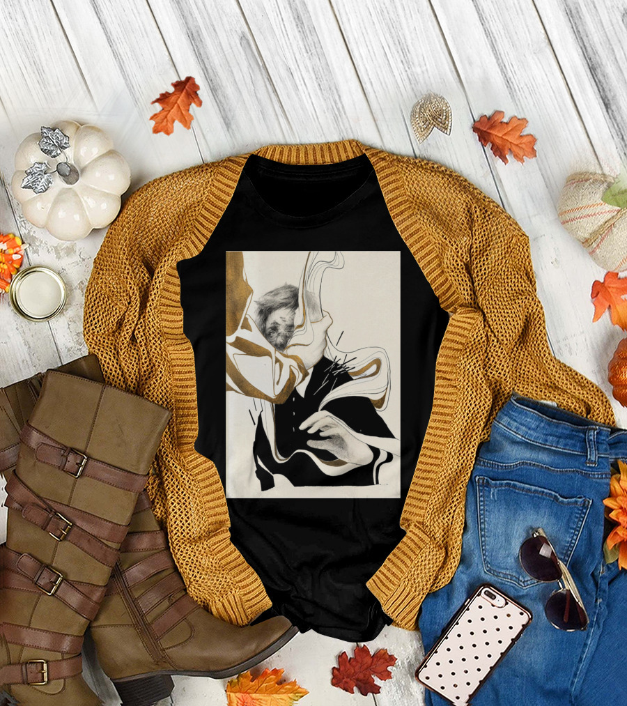 A Necessary Cold Touch Distorted Hand Abstract T-Shirt