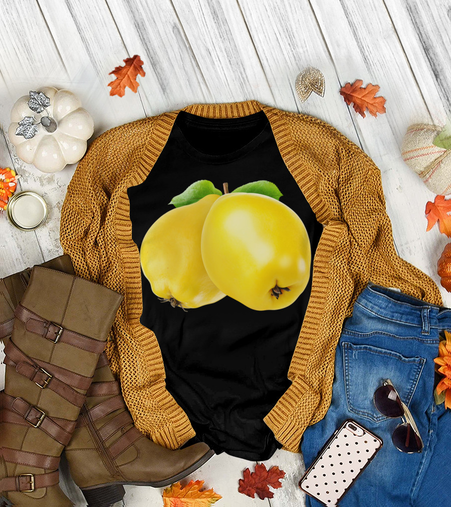 Two Quince Fruits Still Life T-Shirt