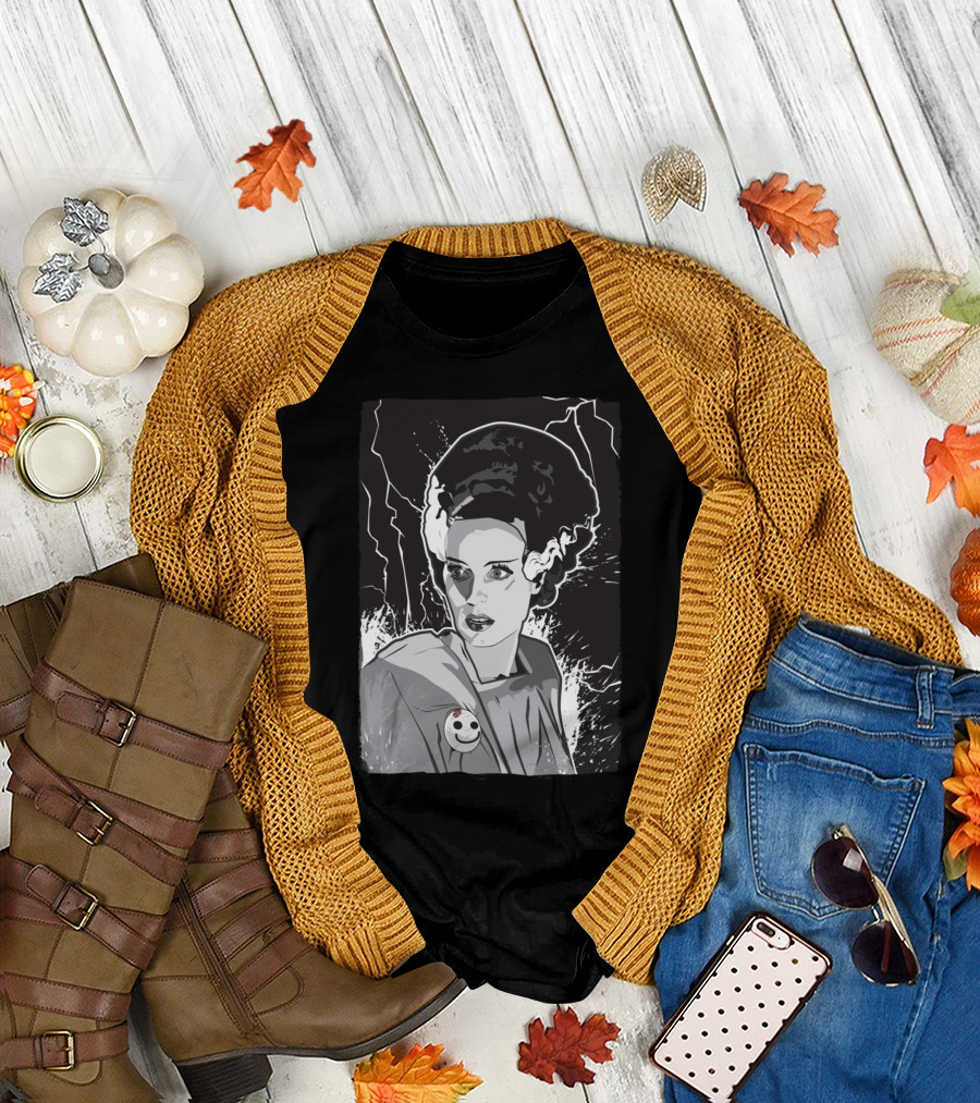 Bride of Frankenstein Vintage Horror Classic T-Shirt