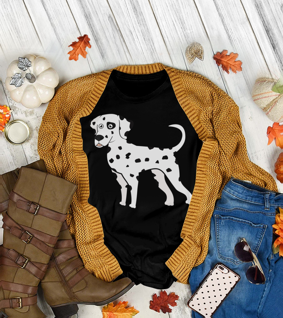 Cute Dalmatian Cartoon T-Shirt