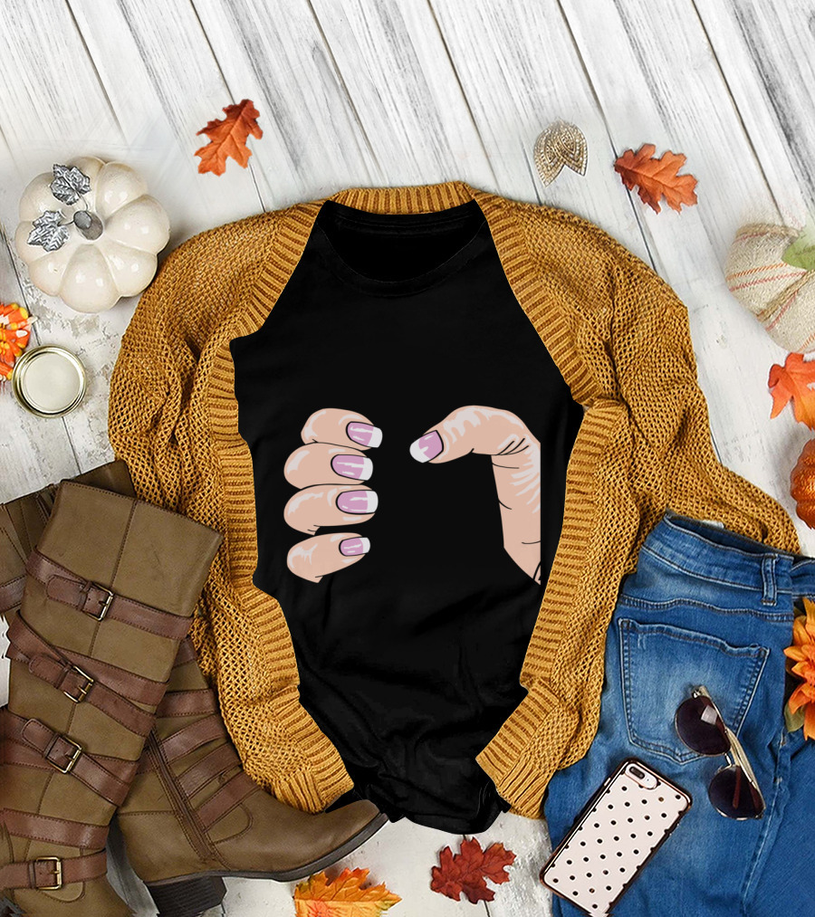 She Who Must Be Obeyed Graphic with Pink Nails T-Shirt
