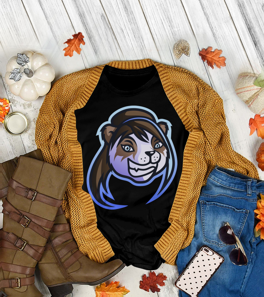 Kyyra Fierce Bear Girl Mascot T-Shirt