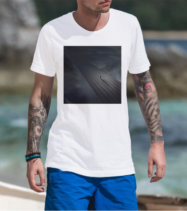 Distance Pathway Silhouette In Shadows T-Shirt
