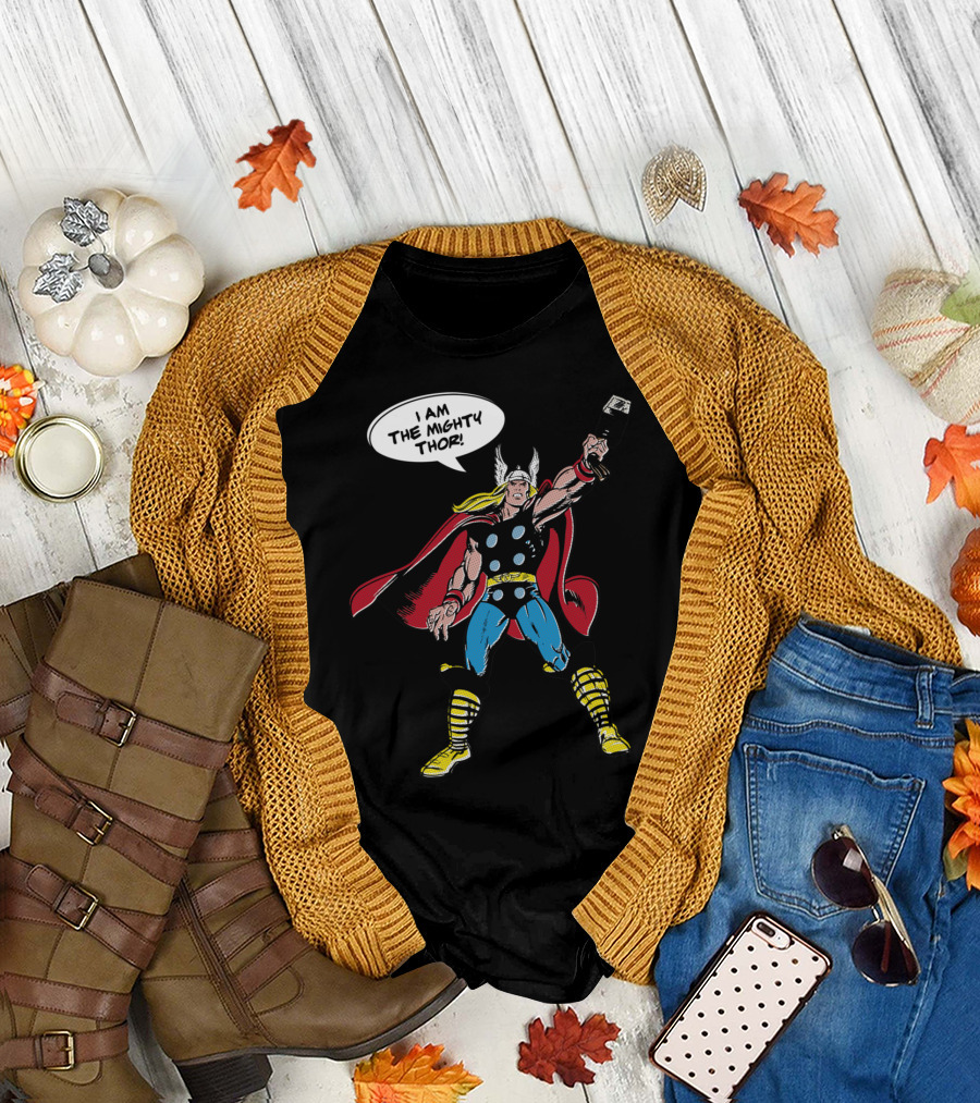I Am The Mighty Thor Classic Comic Avenger T-Shirt