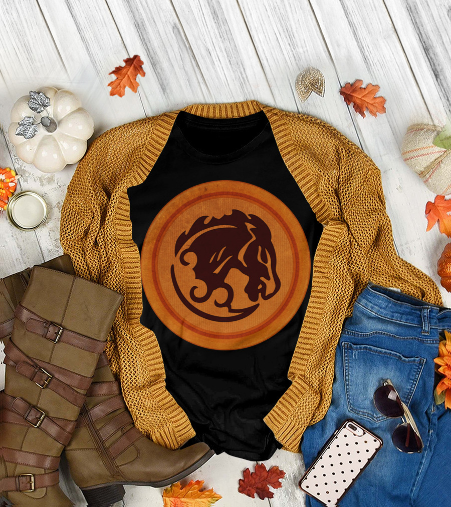 Bucking Bronco Circular Emblem T-Shirt