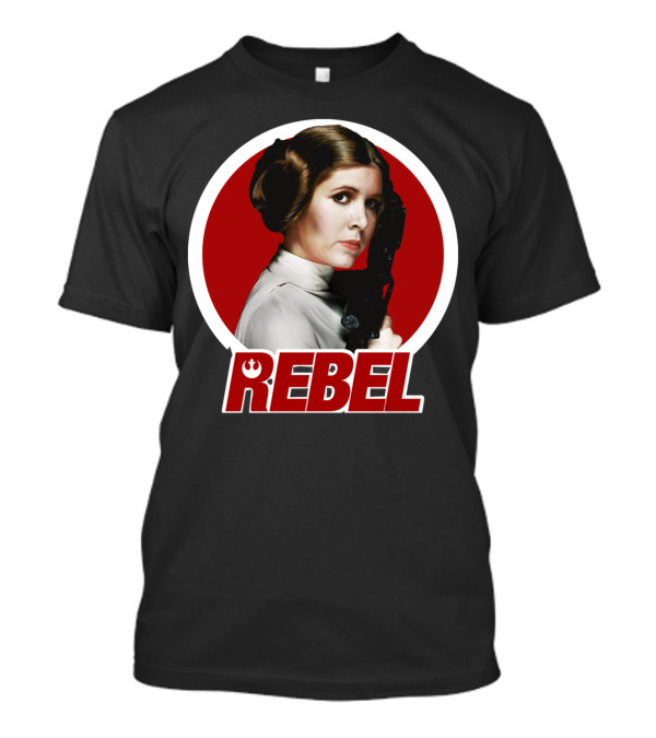 Leia Rebel Icon Circle With Blaster T-Shirt