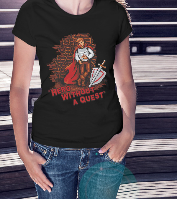 Hero Without A Quest Classic VGA Hero T-Shirt