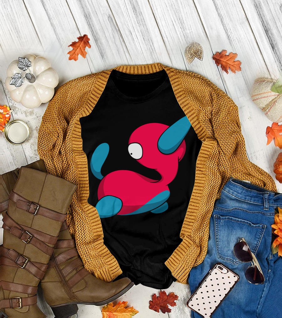 Hexadecimal Duck Red and Blue Coding Creature with Numbers 79 65 73 2C 20 69 20 61 6D 20 64 75 63 6B 2E T-Shirt