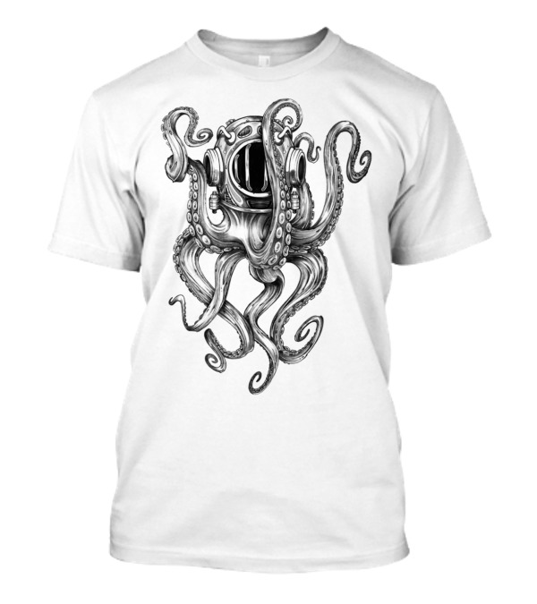 Octonaut Ts Octopus Diving Helmet Fusion T-Shirt