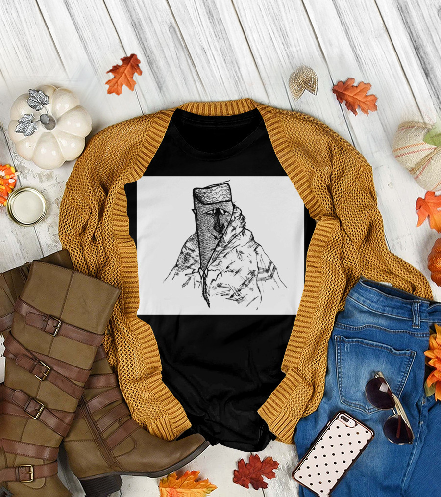 Office Command Plague Doctor Sketch T-Shirt